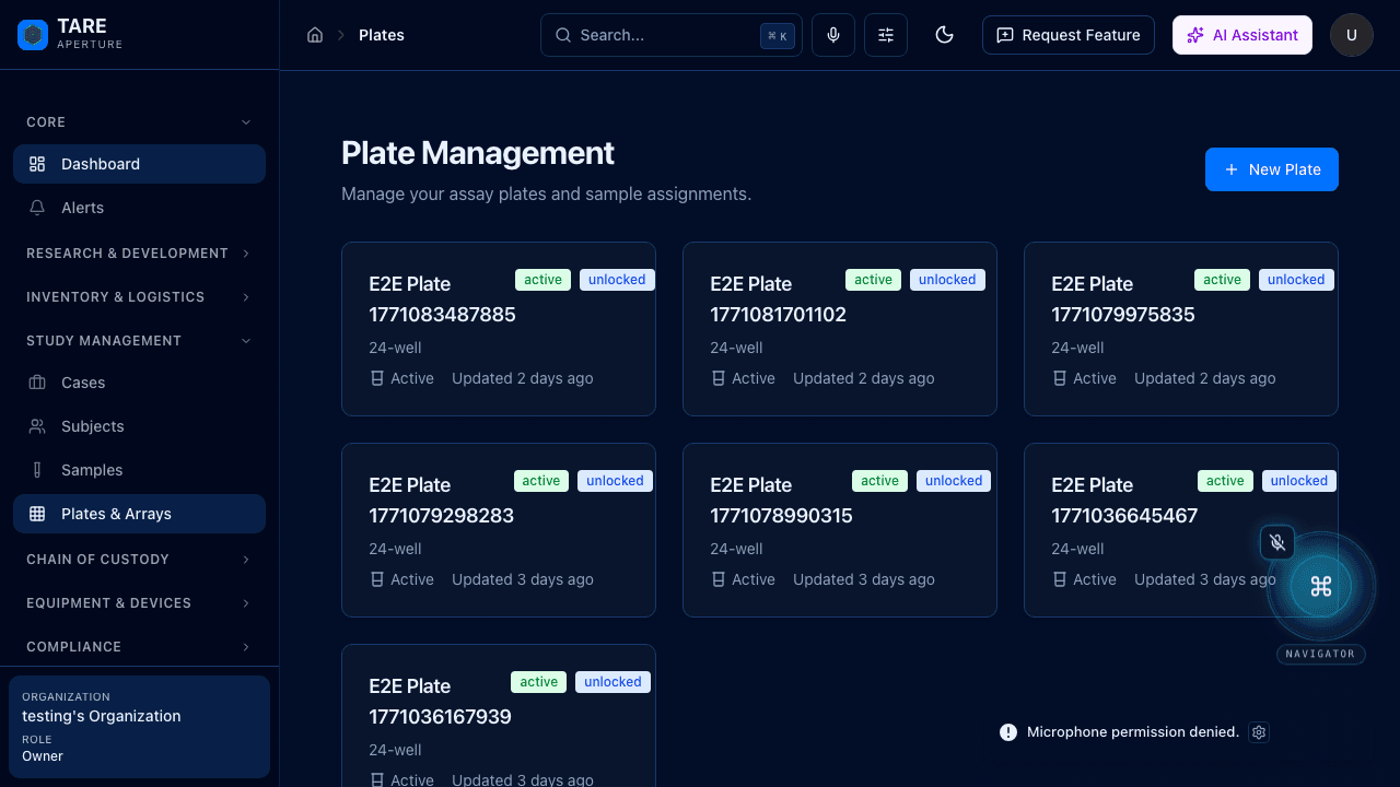 Plate Operations screenshot